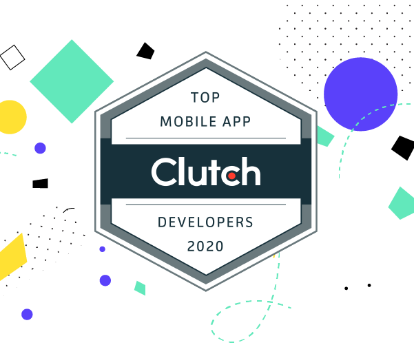Clutch's Top Mobile Developers 2020 badge